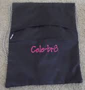 Cinch sac - black with Hot pink celebr8