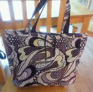Metro retro tote - patchwork paisley