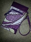 Pinch top eyeglass case - patchwork paisley