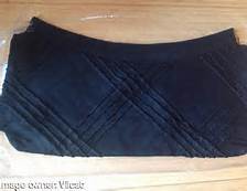 Elite skirt - black pinch pleated
