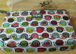 Mini Thermal Zipper Pouch - take it slow (snails)